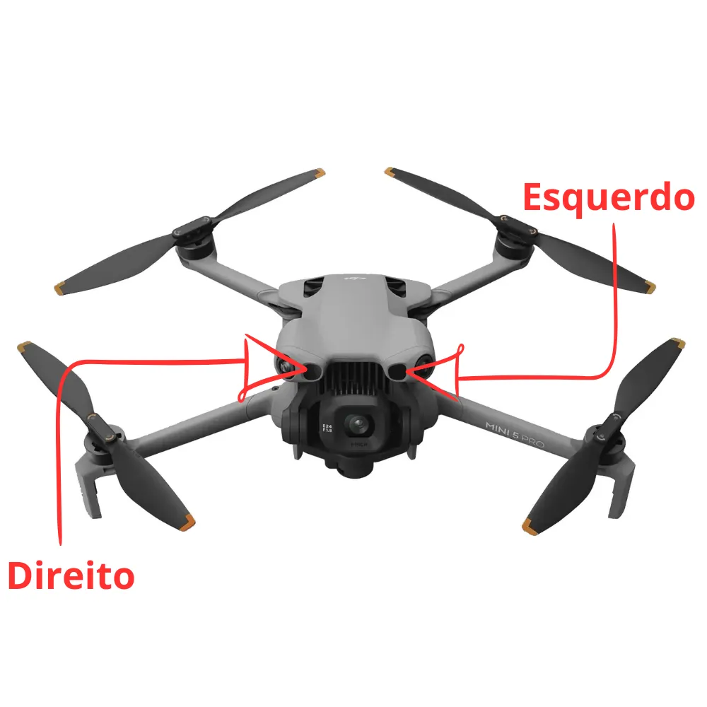 Capa do Sensor Frontal DJI Mini 5 Pro (Unidade)