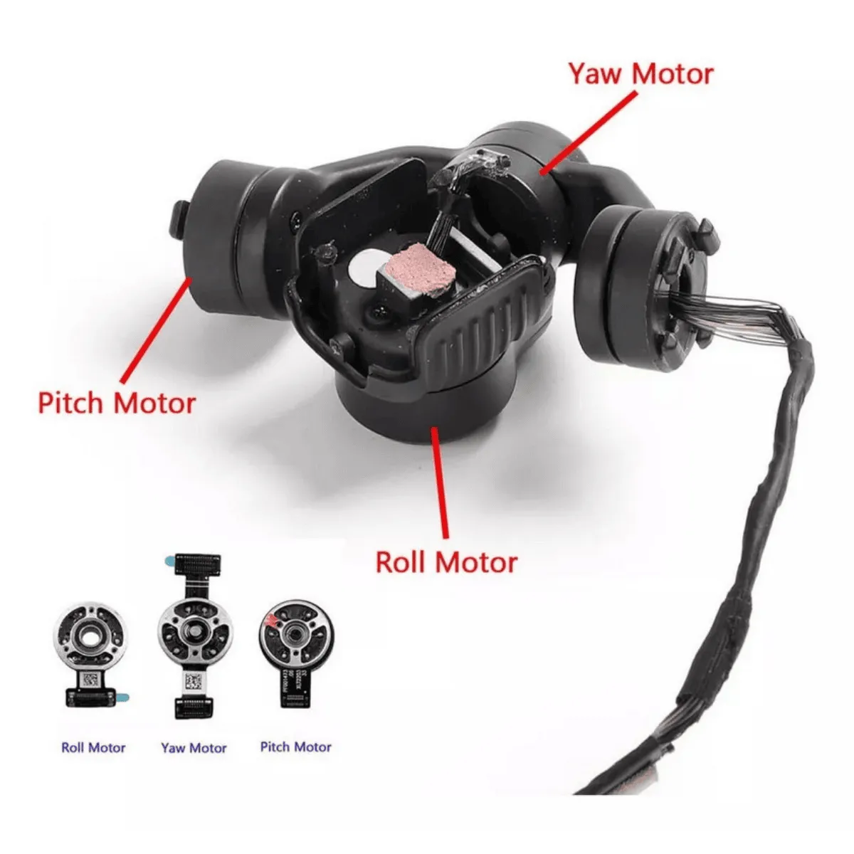 Braço YAW com Motor Mini 3/ Mini 3 Pro/ Mini 4 Pro