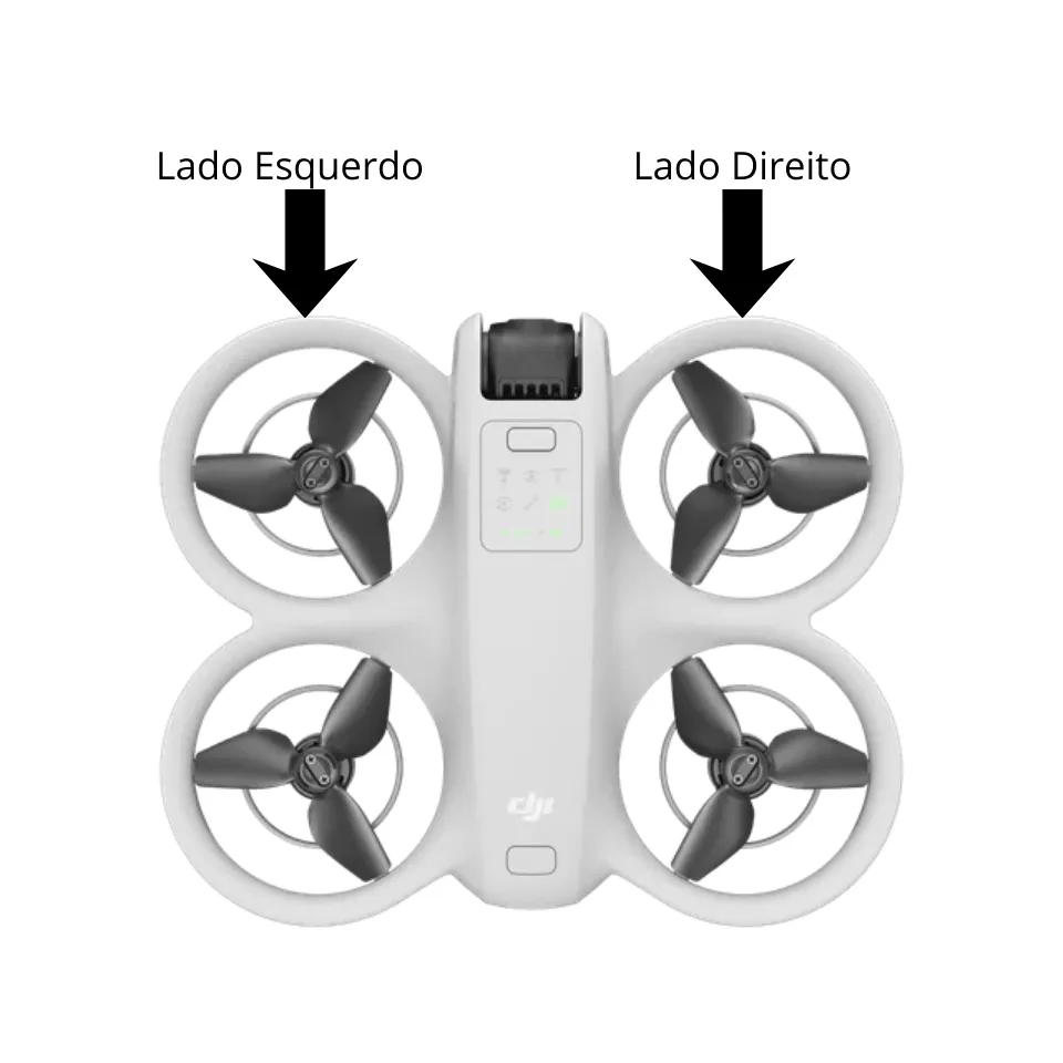Shell Inferir Das Helices Dji Neo Lado Esquerdo